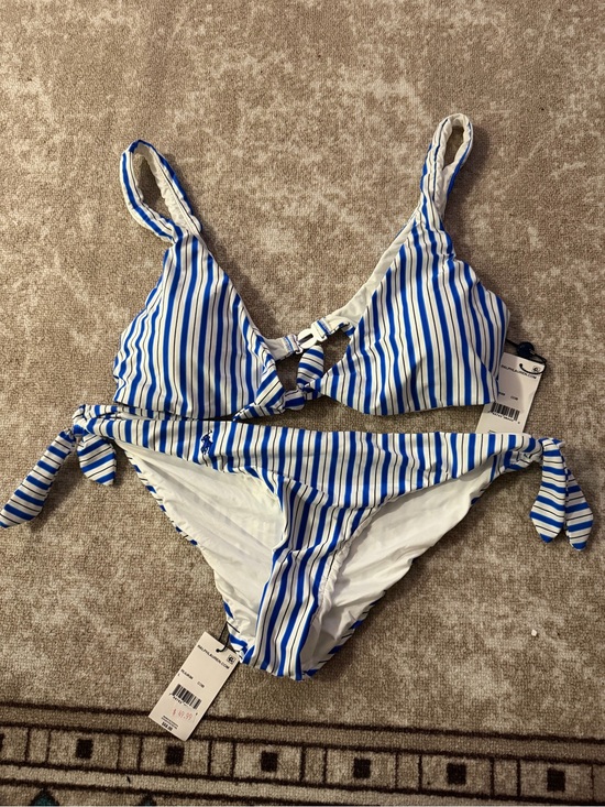 Ralph Lauren Other - Ralph Lauren Blue and White Striped' Two-Piece Swim Set size large